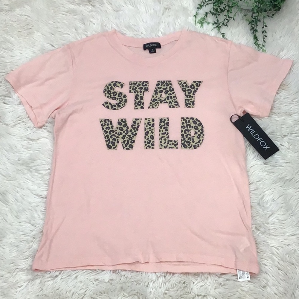 NWT Stay Wild WildFox Tee